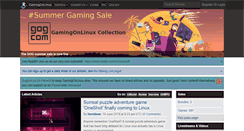 Desktop Screenshot of gamingonlinux.com